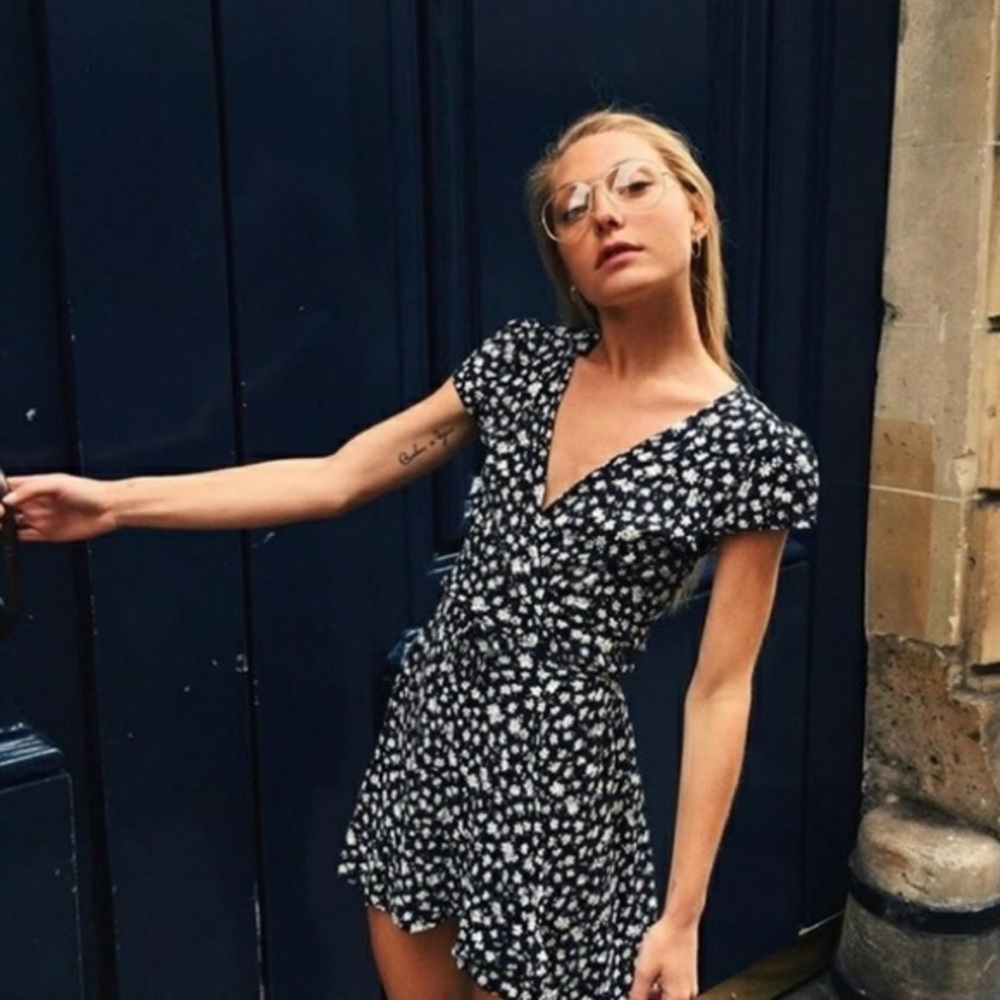 Brandy Melville Floral Wrap Dress